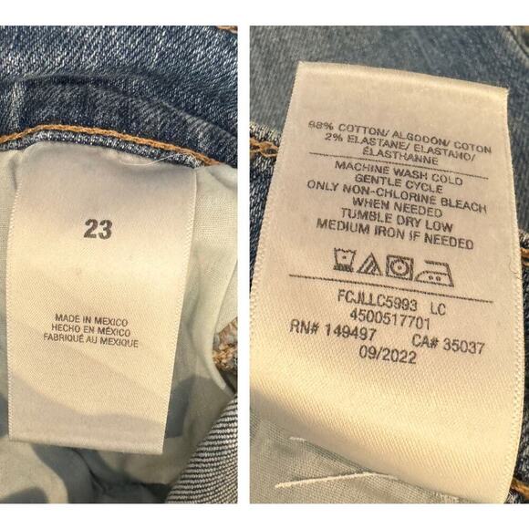 Favorite Daughter Valentina Super High Rise Tower Jean with Slit Size 23 - Picture 11 of 12